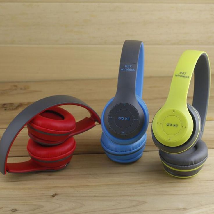 Premium Wireless Bluetooth P-47 Headphones – Deep Bass & Noise Cancelling