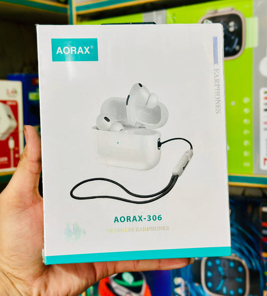 Aorax 306 Premium Wireless Earbuds – 3rd Gen TWS Audio with Rich Bass