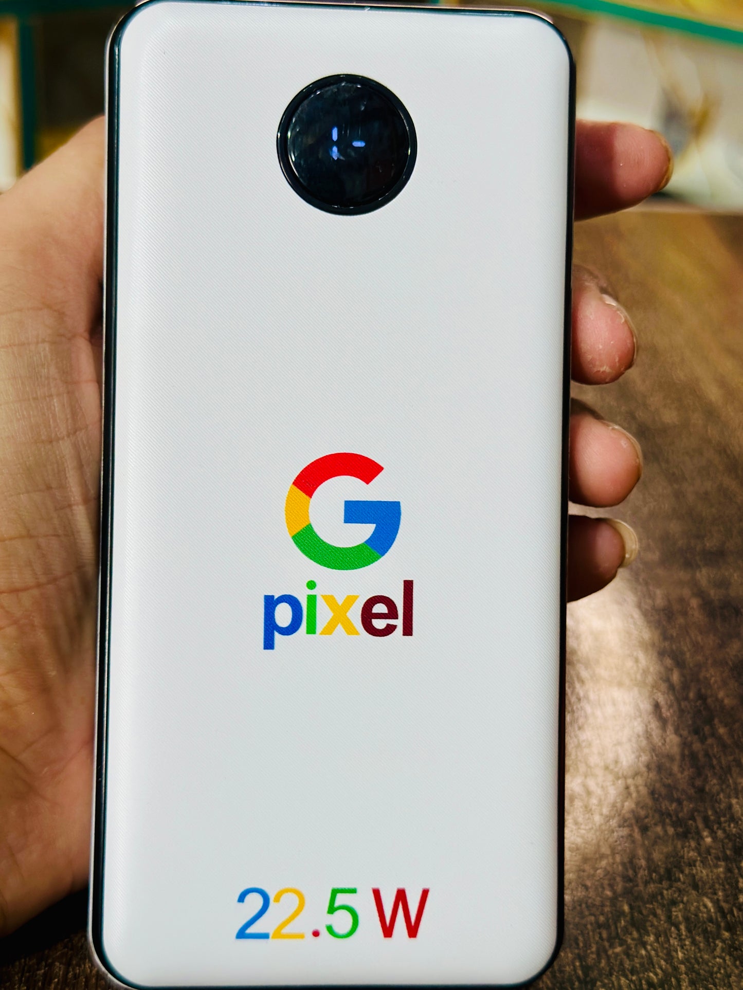 Google Pixel Compatible 22.5W Fast Charging Power Bank – 20000mAh High-Capacity Portable Charger with USB-C Power Delivery