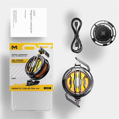 MEMO CX07 Cooling Fan – High-Speed Portable Phone Cooler for Gaming & Streaming