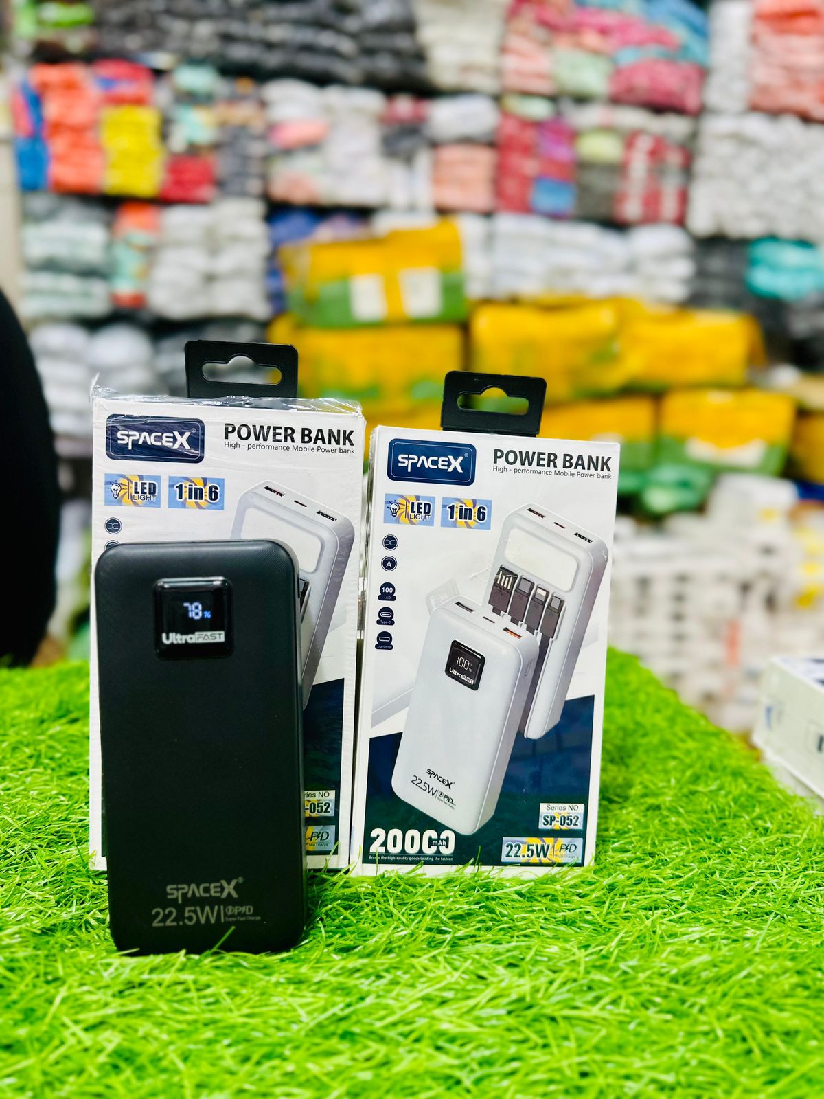 20000mAh Power Bank Fast Charging Portable Charger for iPhone, Samsung & Android Devices