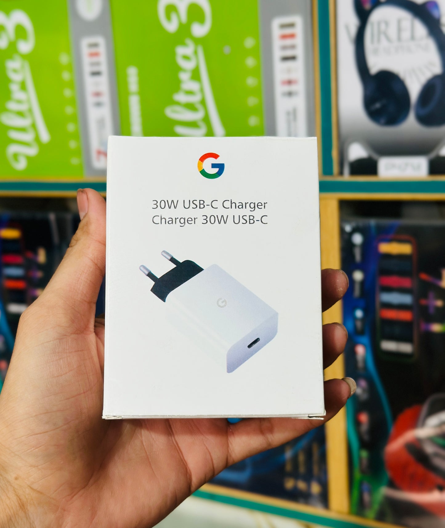 Google Original 30W USB-C PD Power Adapter (Bulk/Retail Pack)