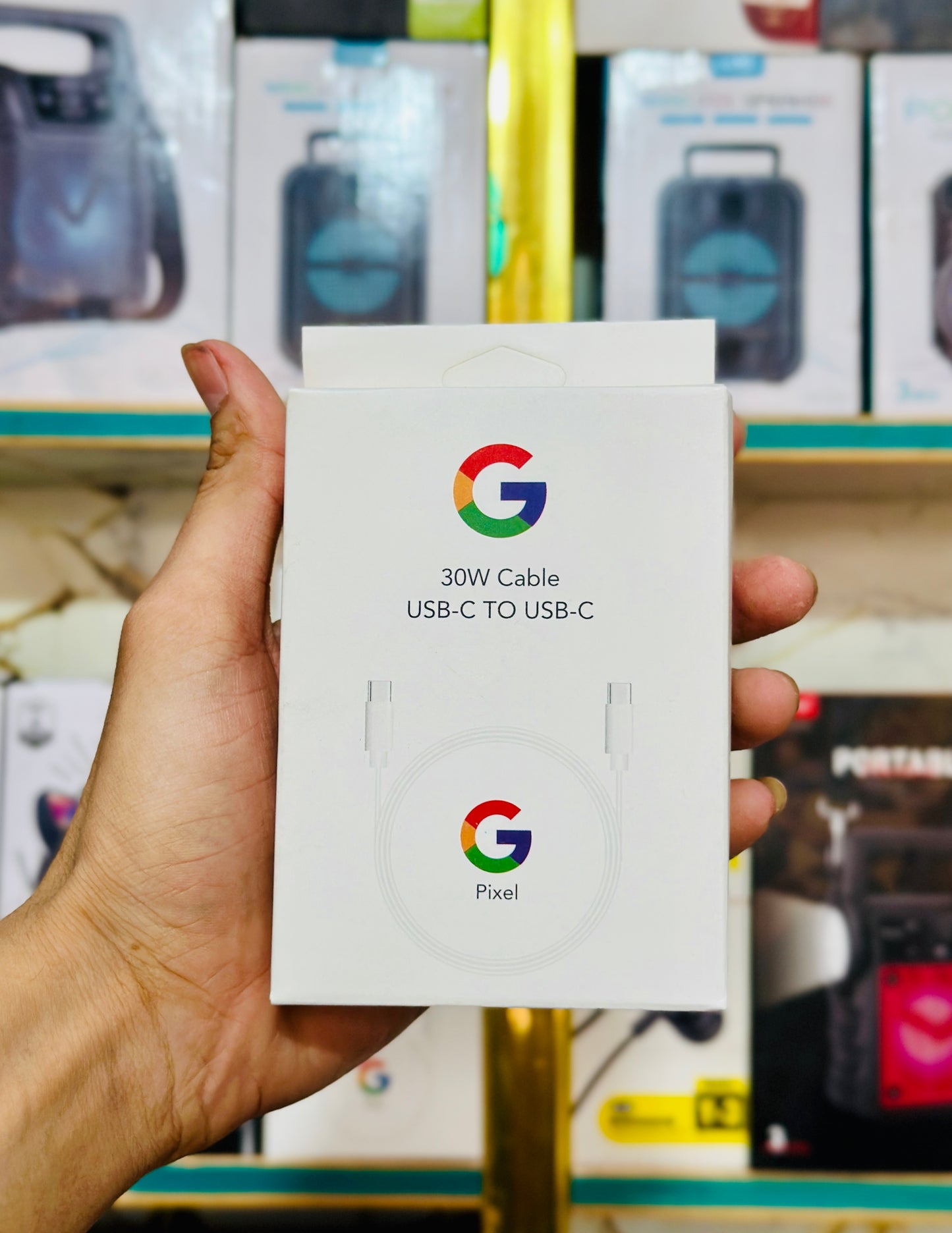 Google Pixel 30W USB-C to USB-C PD Cable – High-Quality 1M Replacement Cord