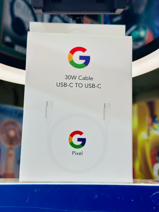 Google Pixel 30W USB-C to USB-C PD Cable – High-Quality 1M Replacement Cord