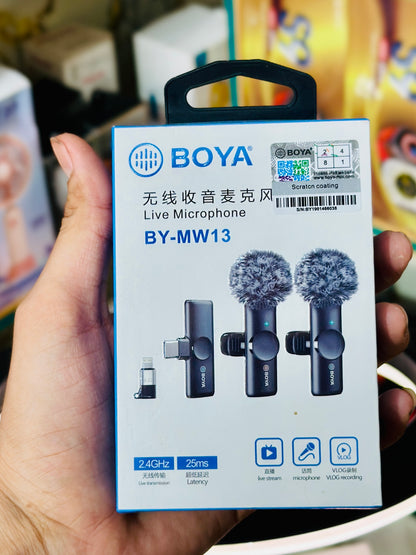 Original Boya BY-M1 Lavalier Collar Microphone – Crystal-Clear Audio for YouTube & Vlogging