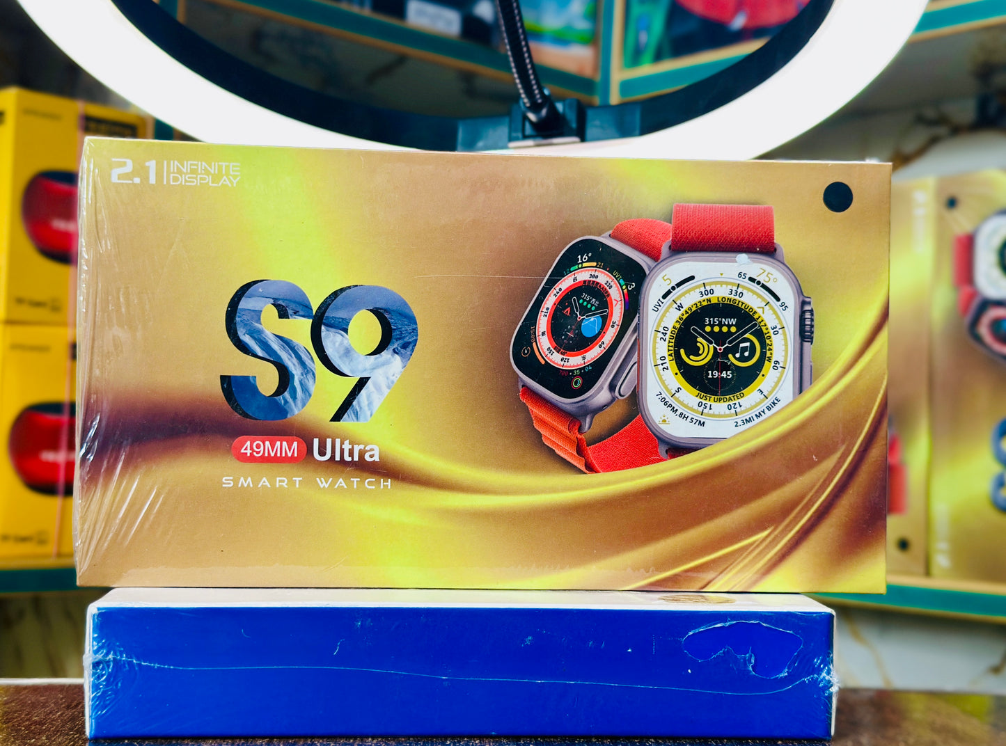 S9 Ultra 49mm Smartwatch Series 9 – Premium 2.2" HD Display with 3 Interchangeable Straps & Bluetooth Calling