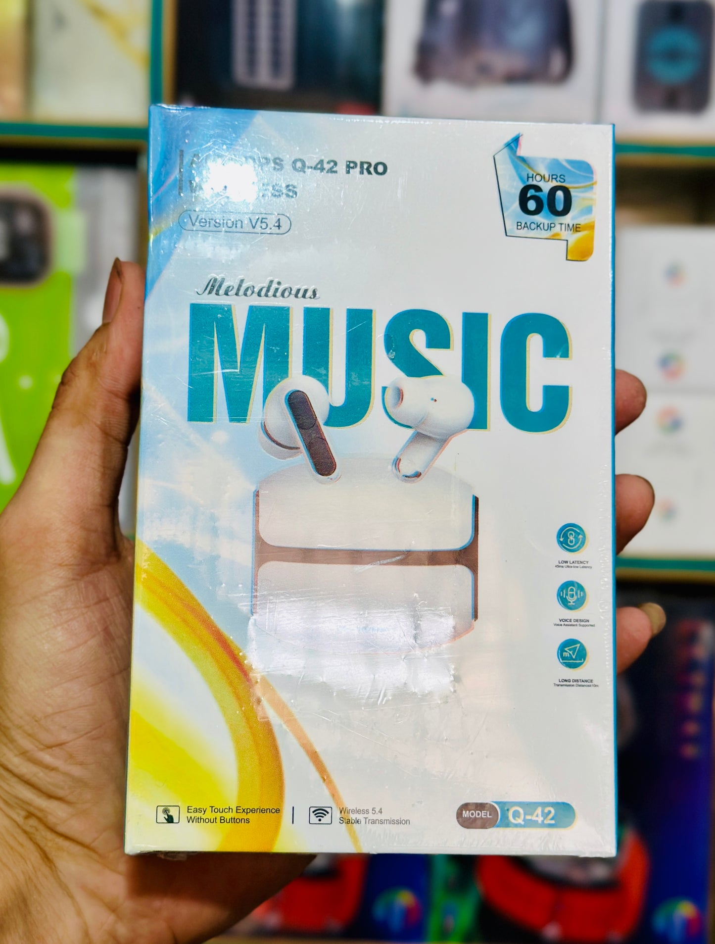 AirPods Q42 Pro TWS Wireless Earbuds – Premium Bluetooth 5.3 Earphones with Smart Touch Control & Deep Bass